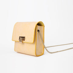 Cute Leather Womens Mini Chain Crossbody Purse Makeup Tiny Chain Shoulder Bags for Women