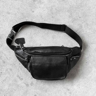 Casual Black MENS LEATHER FANNY PACK FOR MEN Cool BUMBAG Brown WAIST BAGS For Me WG00652003