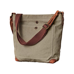 Cool Canvas Mens Womens Green Side Bag 12 inches Canvas Messenger Bags Courier Bag for Men Women