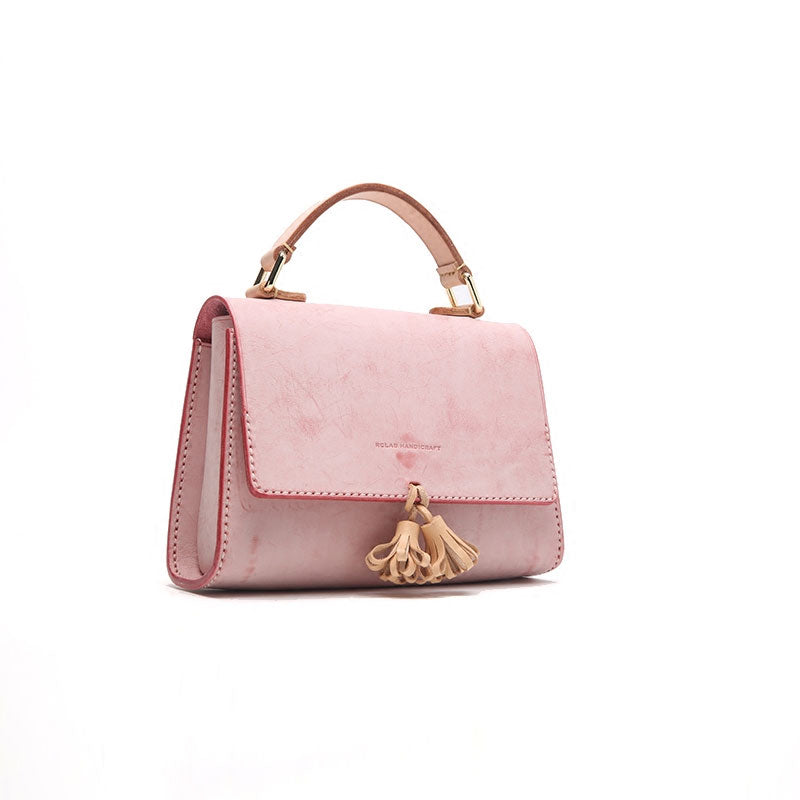 Lovely Handmade Leather Womens SMall Purse Handbags Shoulder Bags for Women