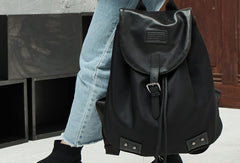 Genuine Leather Cute Travel Bag Backpack Bag Shoulder Bag Black Women Leather Purse