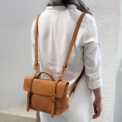 Handmade LEATHER WOMEN Vintage SHOULDER BAG Stylish Backpack Purses FOR WOMEN
