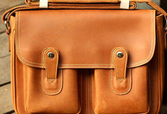 [ On Sale ] Vintage Leather Messenger Bags Cool Travel Messenger Bag Shoulder Bag for Men
