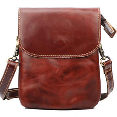 Cool Black Leather Mens Small Vertical Courier Bag Brown Messenger Bags Blue Postman Bag For Men