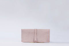 Handmade leather braided personalized custom clutch purse long wallet purse clutch women - EverHandmade