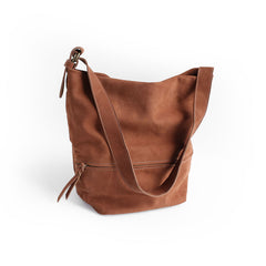 Handmade LEATHER WOMENs Bucket Crossbody Purse Barrel SHOULDER BAG FOR WOMEN