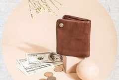 Handmade billfold Leather Wallet Befold Wallet For Men Women - EverHandmade