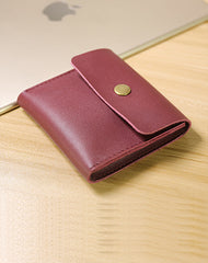 Cute Women Black Leather Card Wallet Coin Wallets Mini Change Wallets For Women