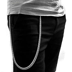 SOLID STAINLESS STEEL Mens BIKER WALLET CHAIN LONG PANTS CHAIN jeans chain jean chain FOR Women MEN