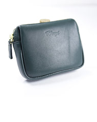 Cute Women Red Leather Mini Zip Billfold Wallet Coin Wallet Small Zip Change Wallets For Women