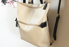 Genuine Leather Backpack Bag Shoulder Bag Handbag Purse For Women - EverHandmade