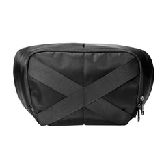 Cool Black Nylon Mens 10 inches Chest Bag Messenger Bags One Shoulder Backpack Black Side Bag for Men