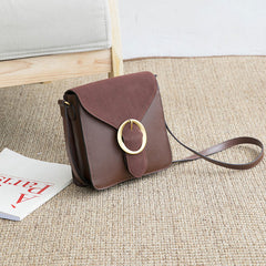 Square Leather Womens Stylish Crossbody Purse Bag Shoulder Bag for Women