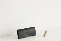 Handmade leather personalized custom clutch purse long wallet purse clutch women - EverHandmade