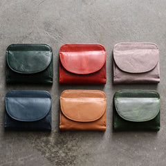 Cute LEATHER Womens Small Wallet Bifold Leather Small Wallets FOR Women