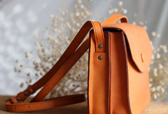 Handmade Leather phone purse stachel bag for women leather shoulder bag