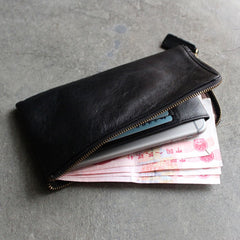 Fashion LEATHER Womens Long Clutch Wallet Zipper Slim Long Wallet FOR Women