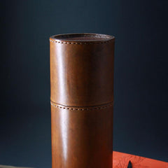 Handmade Leather Pencil Holder Pencil Case Pencil Barrel Case