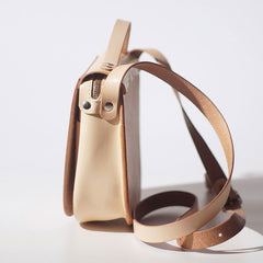Handmade Womens Leather Saddle Shoulder Bag Purse Saddle Handbag Bag for Women