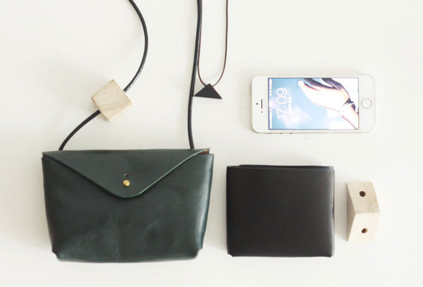 Handmade leather purse phone bag shoulder bag cossbody bag purse women SL01691016