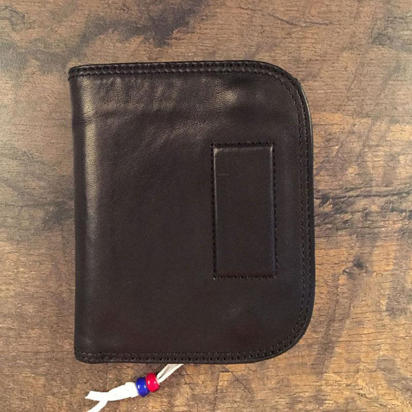 Genuine Leather Mens Cool billfold Long Leather Wallet Men Small Wallets Bifold YBL01881163