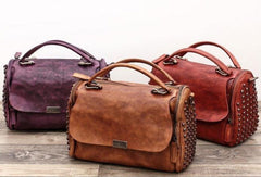 Handmade Leather womens handbag purse shoulder bag for women leather shopper bag - EverHandmade