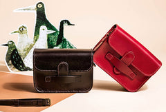 Genuine Leather Handbag Messenger Bag Crossbody Bag Shoulder Bag Purse For Women - EverHandmade