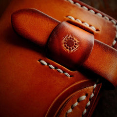 Handmade Leather Mens Cool billfold Wallet Card Holder Small Card Small Wallets for Men