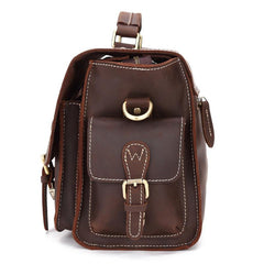Vintage Leather Men's Shoulder Camera Bag Shoulder SLR Side Bag Briefcase For Men