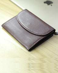 Women Green Leather Mini Billfold Wallet Cute Coin Wallets Slim Change Wallets For Women