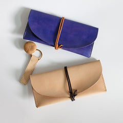 Handmade LEATHER Womens Long Wallet Leather Envelope Long Wallets FOR Women