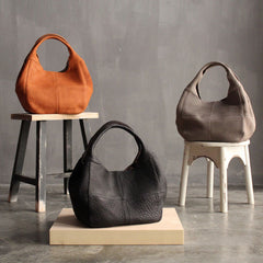Vintage Womens LEATHER Handbag Purse Shopper Bag FOR WOMEN