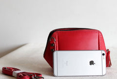 Handmade Leather phone purse clutch for women crossbody bag leather shoulder bag - EverHandmade