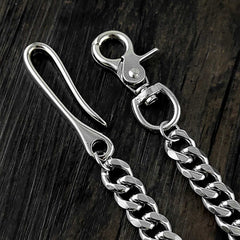 19'' SOLID STAINLESS STEEL BIKER SILVER WALLET CHAIN Sliver LONG PANTS CHAIN jeans chain jean chain FOR MEN