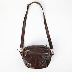 FASHION BROWN LEATHER MEN'S Small Side Bags MESSENGER BAG BLACK Black Courier Bag FOR MEN