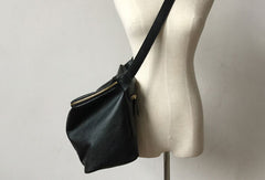 Genuine Leather Shoulder Bag Crossbody Bag Handbag Motorcycle Bag Purse For Women - EverHandmade