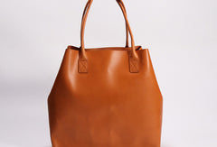 Handmade Leather Tote Purse Bucket Bag Handbag Shoulder Bag Large for Women Leather Shopper Bag - EverHandmade