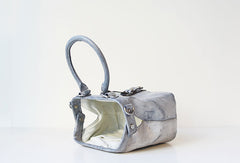 Handmade leather handbag doctor bag shoulder bag cossbody bag purse women - EverHandmade
