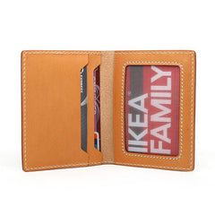 Leather Mens Card Wallets Small Wallet Slim Wallet Front Pocket Wallet for Men