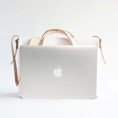 Handmade Leather White Womens Handbag Fashion Work Shoulder Bag for Women