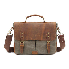 Canvas Leather Mens 14