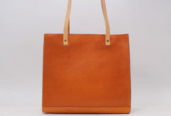 Handmade Leather Tote Purse Handbag Shoulder Bag Large for Women Leather Shopper Bag - EverHandmade