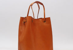 Handmade Leather Tote Purse Bucket Bag Handbag Shoulder Bag Large for Women Leather Shopper Bag - EverHandmade