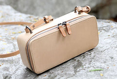 Handmade black purse leather crossbody bag purse shoulder bag for women - EverHandmade