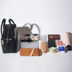 Handmade Leather Black Womens Handbag Fashion Shoulder Bag for Women