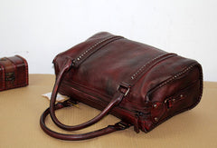 Genuine Handmade Vintage Leather Handbag Shoulder Bag Women Leather Purse - EverHandmade