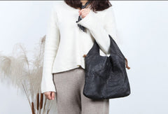 Handmade Genuine Leather Handbag Tote Bag Shopper Bag Shoulder Bag Purse For Women