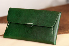 Handmade leather detachable clutch purse long wallet purse clutch women - EverHandmade