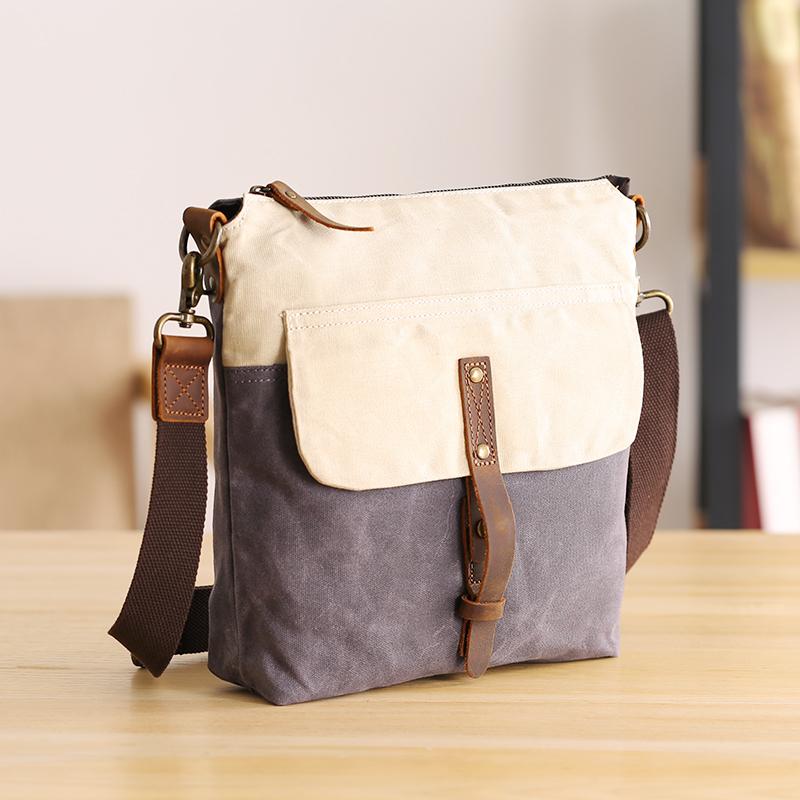 Mens Messenger Bag Leather Messenger Bag Canvas Messenger 