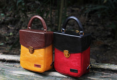 Genuine Leather Backpack Handmade Handbag Bag Shoulder Bag Purse For Women - EverHandmade